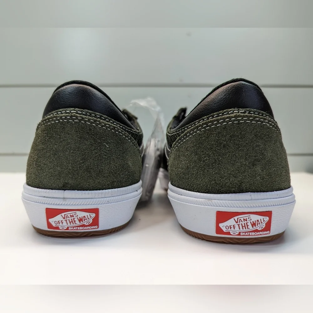 Vans Gilbert Crockett Black Forest Night Green Suede Skateboard shoes sz Men's 8